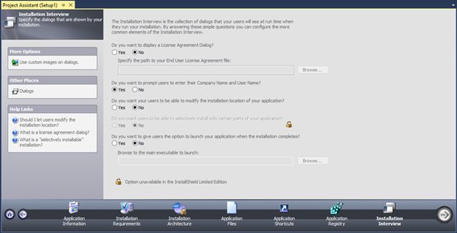 Interactive Dialog Box